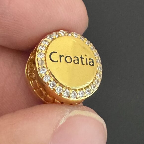 Pandora Croatia Bead Charm|Real Pandora 925 Sterling Silver Charm - Picture 6 of 6